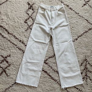 Rachel Comey Dirty White Wash Legion Jeans 0